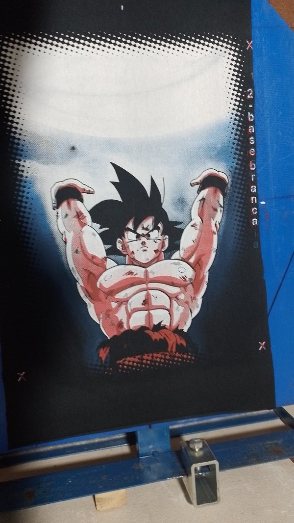 Camiseta 100% algodão malha penteada realizada em serigrafia Silkscreen camiseta personalizada