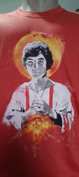 Camiseta 100% algodão malha penteada realizada em serigrafia Silkscreen camiseta personalizada