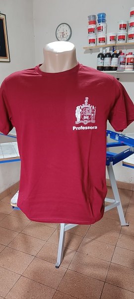 Camiseta 100% algodão malha penteada realizada em serigrafia Silkscreen camiseta personalizada